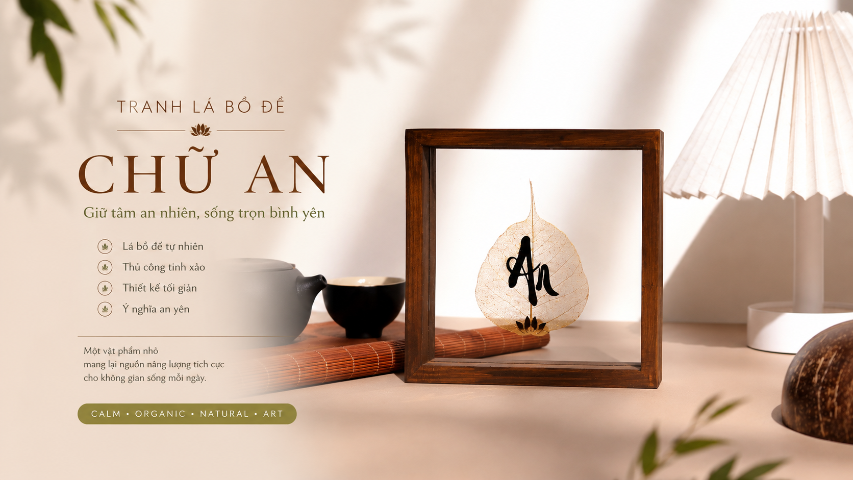 Tranh Lá Bồ Đề - CONA decor